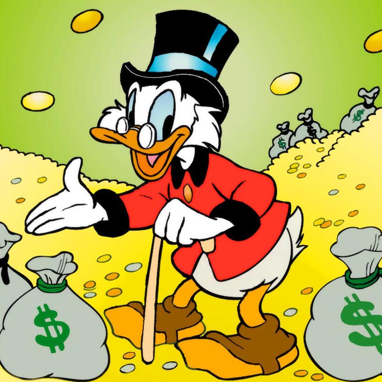 10 найбагатших вигаданих героїв